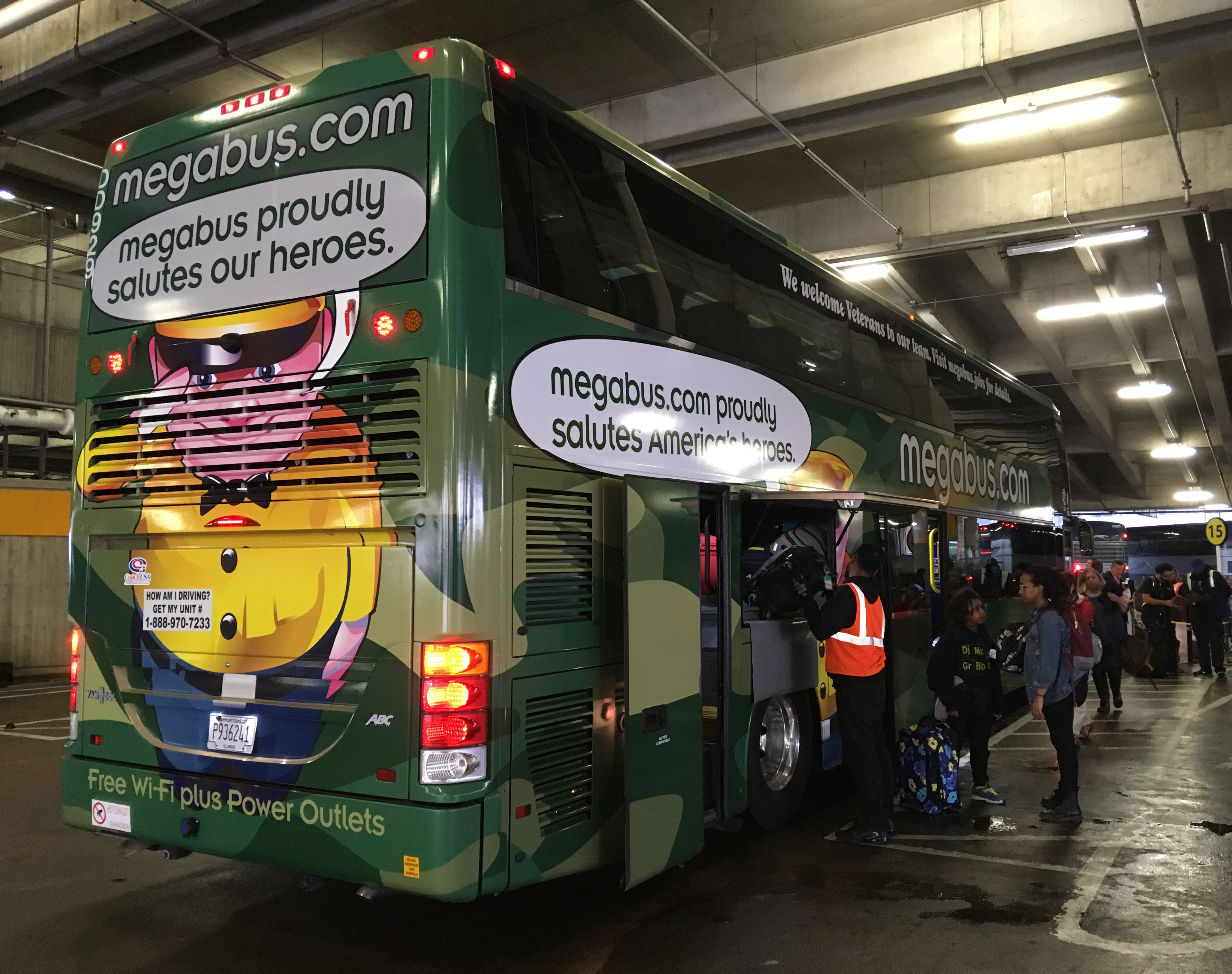 USRC » MegaBus Honoring the Military